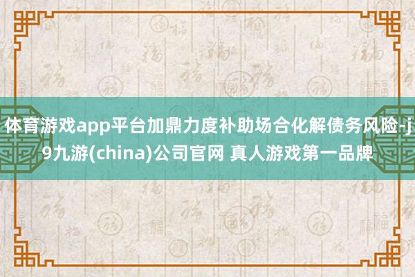 体育游戏app平台加鼎力度补助场合化解债务风险-j9九游(china)公司官网 真人游戏第一品牌