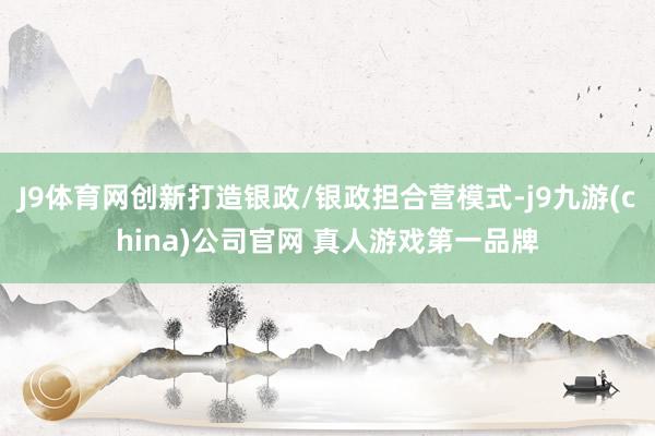 J9体育网创新打造银政/银政担合营模式-j9九游(china)公司官网 真人游戏第一品牌