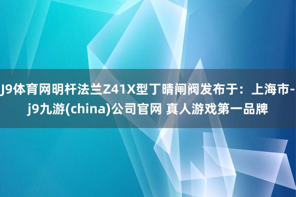 J9体育网明杆法兰Z41X型丁晴闸阀发布于：上海市-j9九游(china)公司官网 真人游戏第一品牌