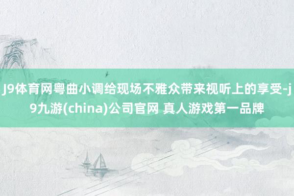 J9体育网粤曲小调给现场不雅众带来视听上的享受-j9九游(china)公司官网 真人游戏第一品牌