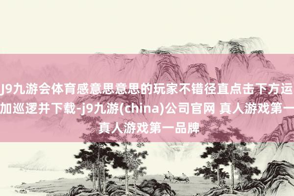J9九游会体育感意思意思的玩家不错径直点击下方运动参加巡逻并下载-j9九游(china)公司官网 真人游戏第一品牌