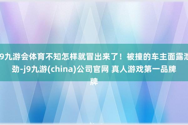 J9九游会体育不知怎样就冒出来了！被撞的车主面露泄劲-j9九游(china)公司官网 真人游戏第一品牌