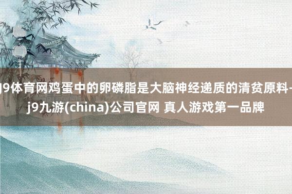 J9体育网鸡蛋中的卵磷脂是大脑神经递质的清贫原料-j9九游(china)公司官网 真人游戏第一品牌