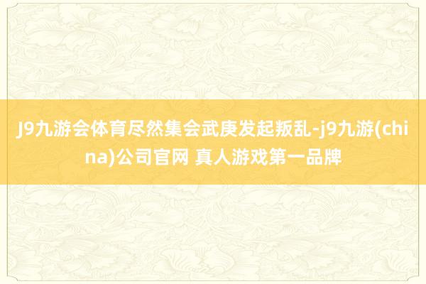 J9九游会体育尽然集会武庚发起叛乱-j9九游(china)公司官网 真人游戏第一品牌