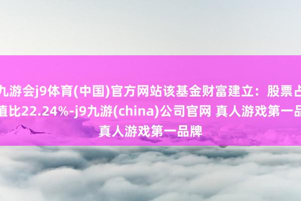 九游会j9体育(中国)官方网站该基金财富建立：股票占净值比22.24%-j9九游(china)公司官网 真人游戏第一品牌