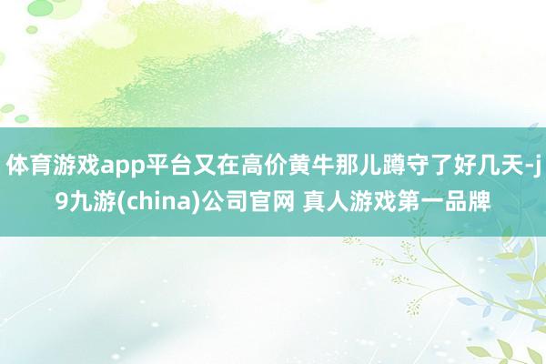 体育游戏app平台又在高价黄牛那儿蹲守了好几天-j9九游(china)公司官网 真人游戏第一品牌