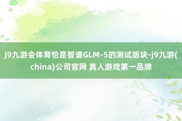 J9九游会体育恰是智谱GLM-5的测试版块-j9九游(china)公司官网 真人游戏第一品牌